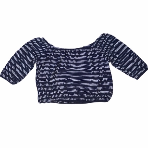Hollister Tops - HOLLISTER Off the Shoulder Striped Blouse